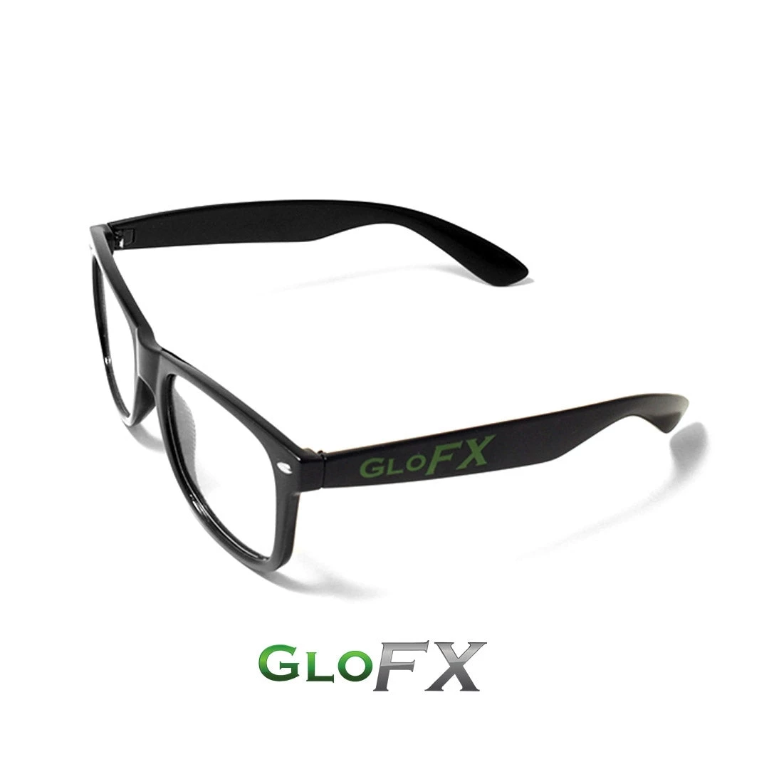 GloFX Heart Effect Diffraction Glasses - Black 7 GloFX Heart Effect Diffraction Glasses - Black