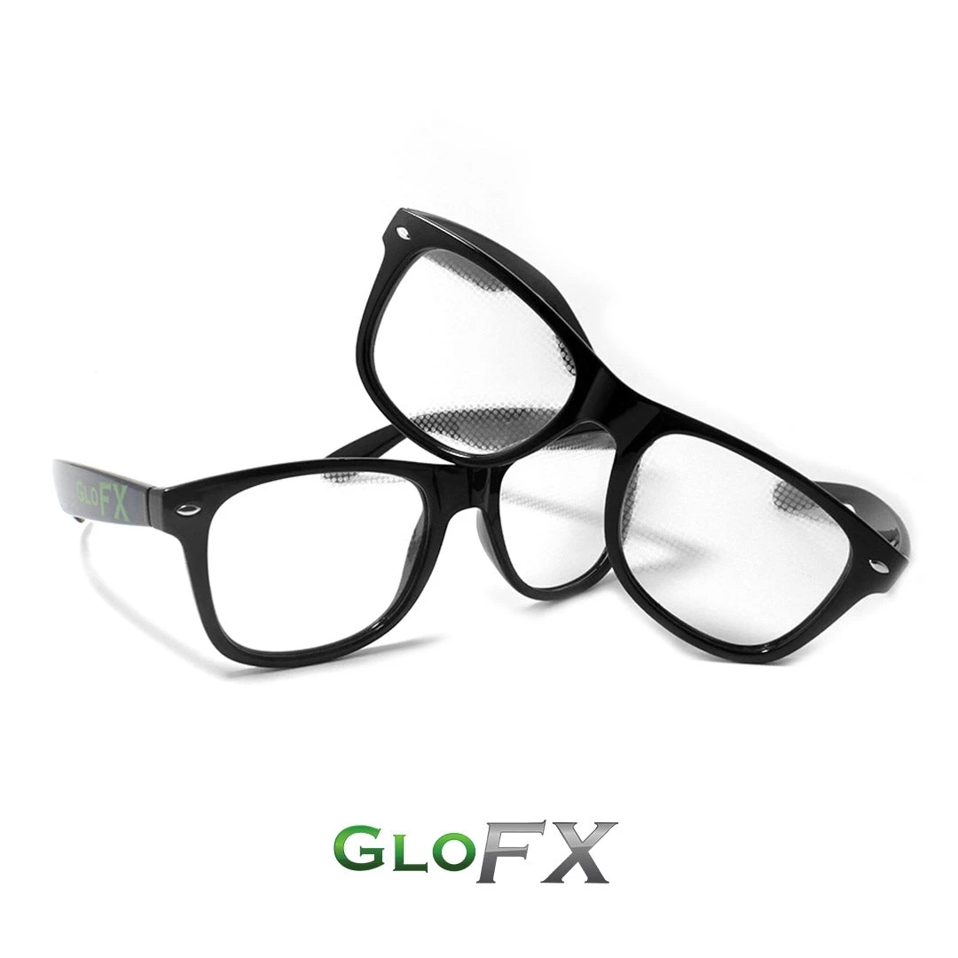 GloFX Heart Effect Diffraction Glasses - Black 11 GloFX Heart Effect Diffraction Glasses - Black
