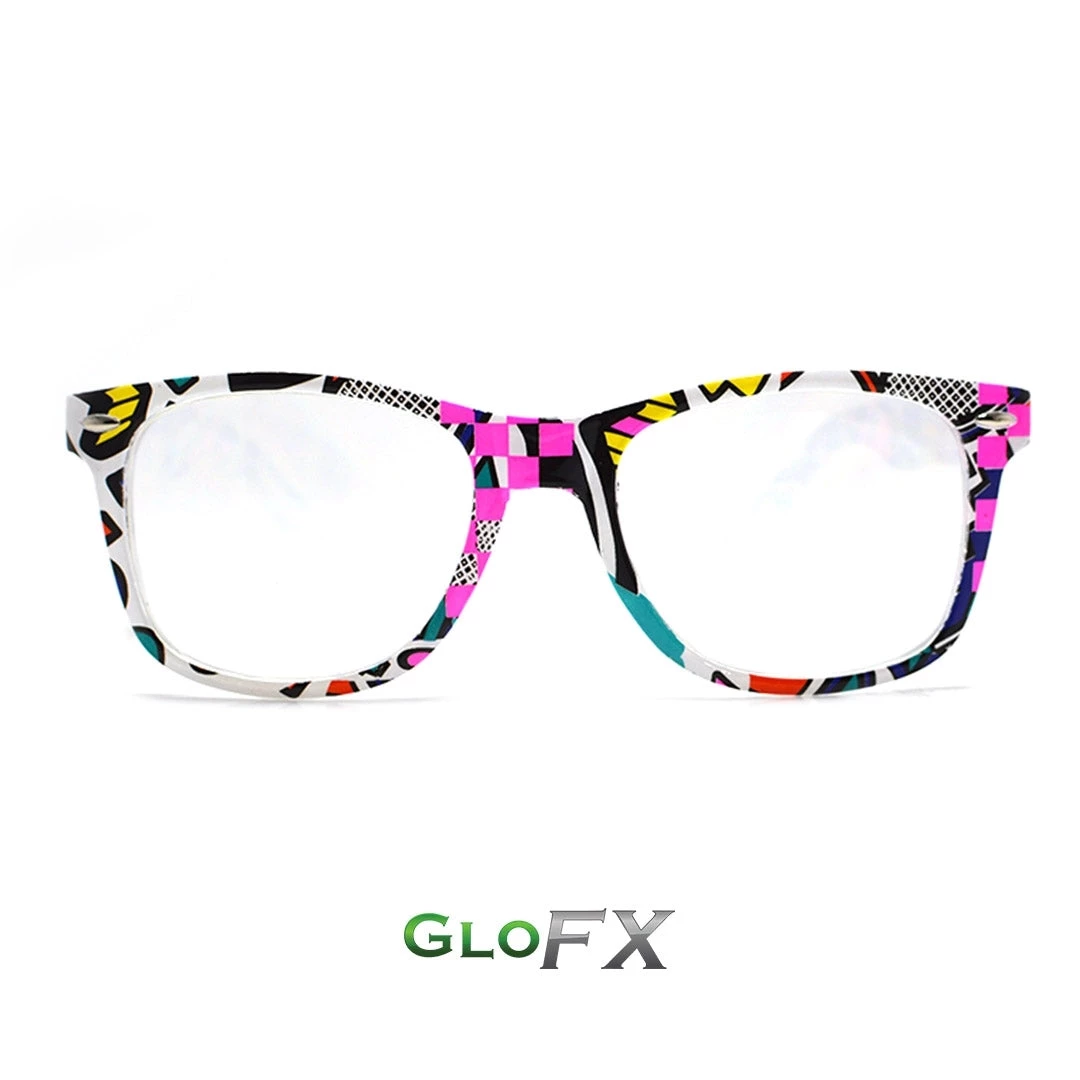 GloFX Neon Retro Diffraction Glasses 3 GloFX Neon Retro Diffraction Glasses