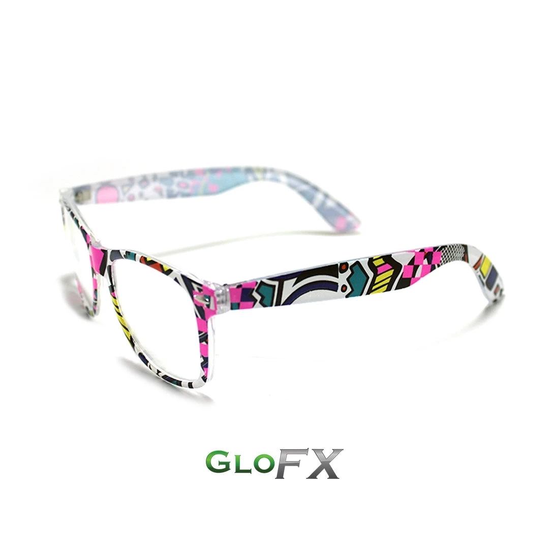 GloFX Neon Retro Diffraction Glasses 6 GloFX Neon Retro Diffraction Glasses