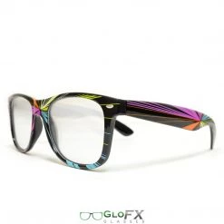 Rave Glasses & Goggles GloFX Starburst Diffraction Glasses - Clear Lens