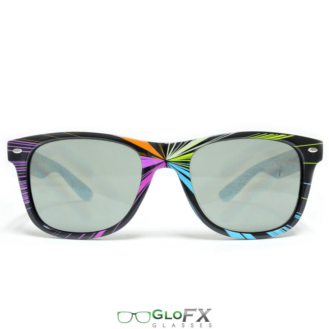 GloFX Starburst Diffraction Glasses - Emerald Tinted Rave Glasses & Goggles 3 GloFX Starburst Diffraction Glasses - Emerald Tinted Rave Glasses & Goggles