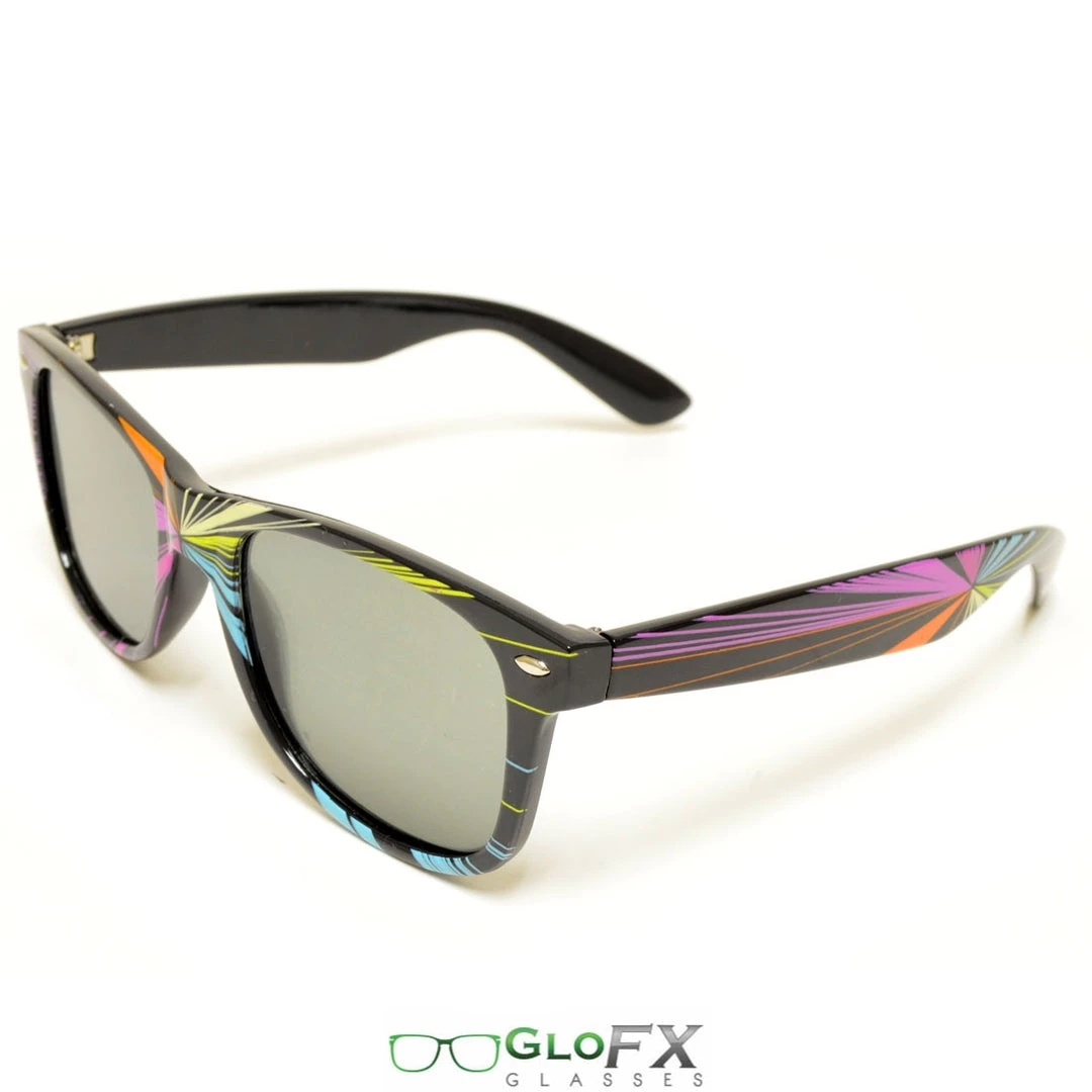 GloFX Starburst Diffraction Glasses - Emerald Tinted Rave Glasses & Goggles 6 GloFX Starburst Diffraction Glasses - Emerald Tinted Rave Glasses & Goggles