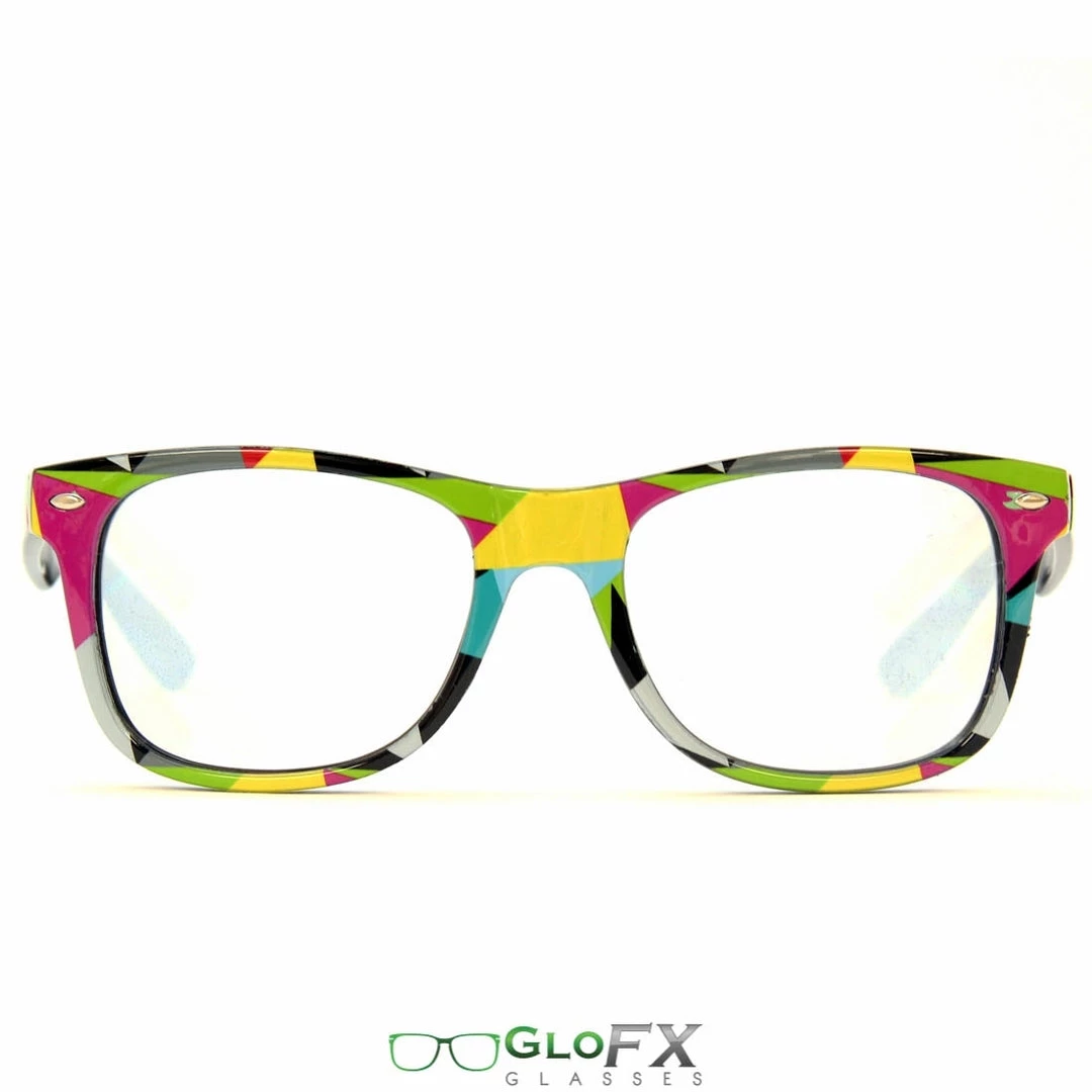 Staff Picks GloFX Geometric Diffraction Glasses - Clear Lens 3 Staff Picks GloFX Geometric Diffraction Glasses - Clear Lens