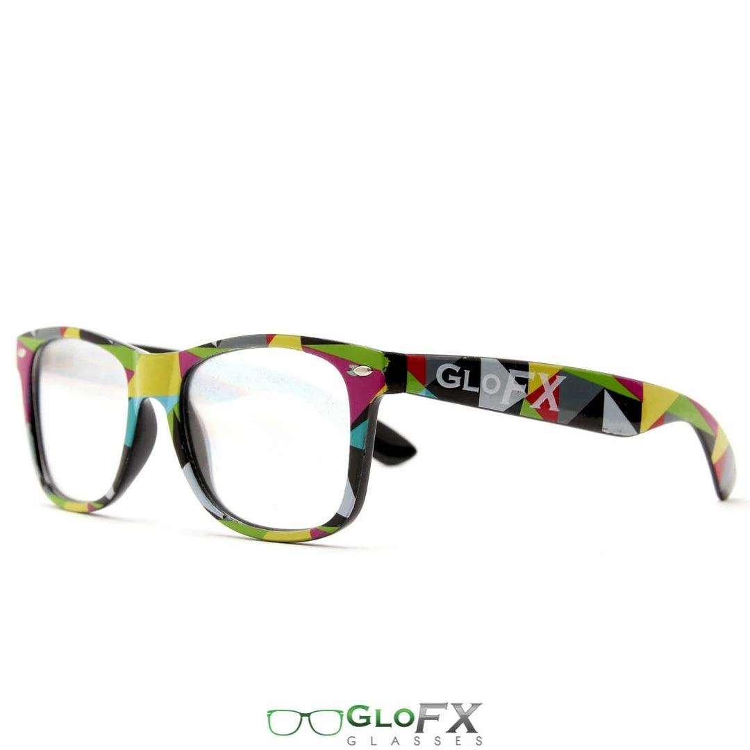 Staff Picks GloFX Geometric Diffraction Glasses - Clear Lens 4 Staff Picks GloFX Geometric Diffraction Glasses - Clear Lens