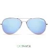 GloFX Metal Pilot Aviator Style Diffraction Glasses - Blue Mirror New In 1 GloFX Metal Pilot Aviator Style Diffraction Glasses - Blue Mirror New In