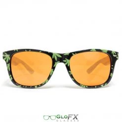GloFX Pot Leaf Diffraction Glasses - Amber Tinted Staff Picks
