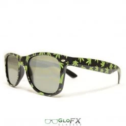 GloFX Pot Leaf Diffraction Glasses - Emerald Tinted Staff Picks