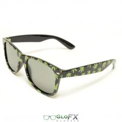 GloFX Pot Leaf Diffraction Glasses - Emerald Tinted Staff Picks
