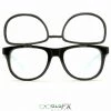 GloFX Matrix Diffraction Glasses - Black Rave Glasses & Goggles 2 GloFX Matrix Diffraction Glasses - Black Rave Glasses & Goggles
