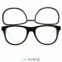 GloFX Matrix Diffraction Glasses - Black Rave Glasses & Goggles