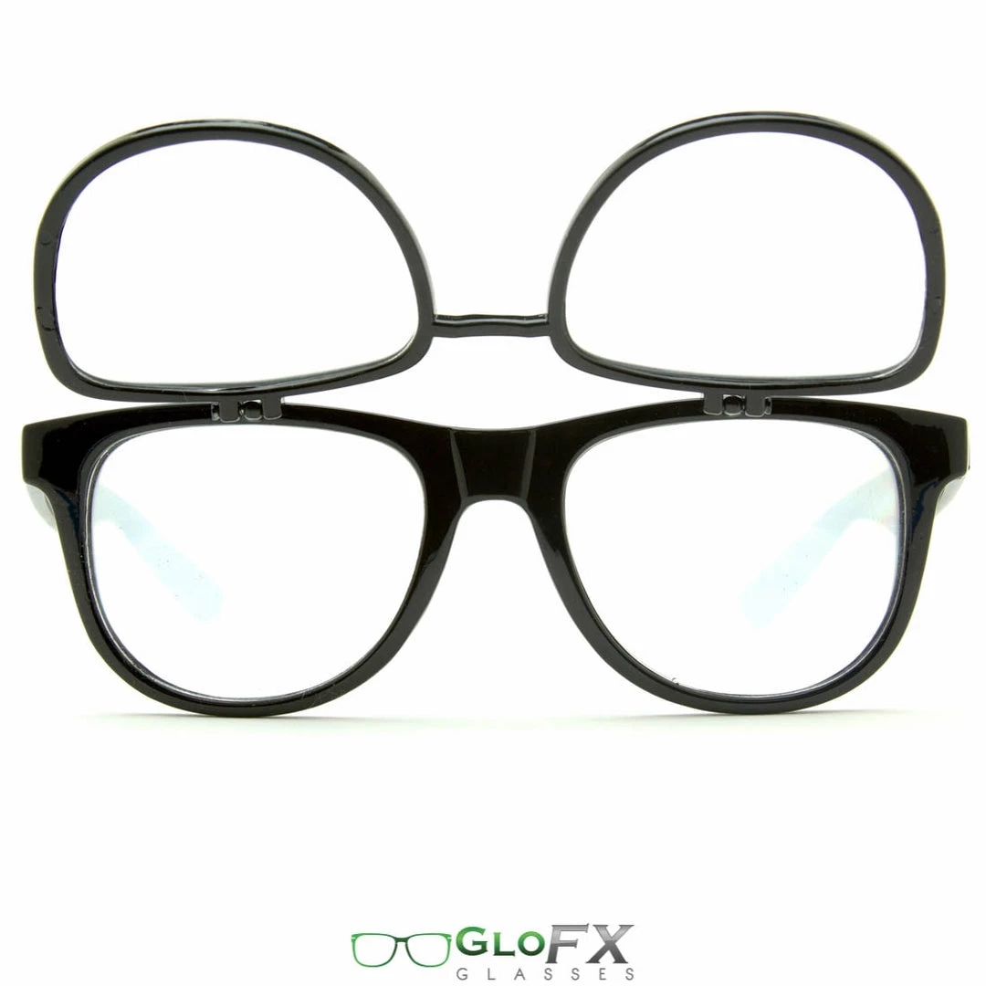 GloFX Matrix Diffraction Glasses - Black Rave Glasses & Goggles 3 GloFX Matrix Diffraction Glasses - Black Rave Glasses & Goggles