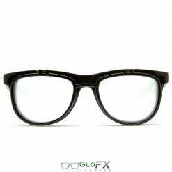 GloFX Matrix Diffraction Glasses - Black Rave Glasses & Goggles