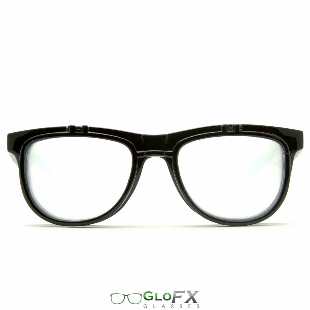GloFX Matrix Diffraction Glasses - Black Rave Glasses & Goggles 4 GloFX Matrix Diffraction Glasses - Black Rave Glasses & Goggles