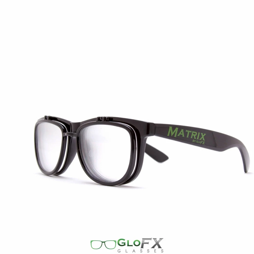 GloFX Matrix Diffraction Glasses - Black Rave Glasses & Goggles 5 GloFX Matrix Diffraction Glasses - Black Rave Glasses & Goggles