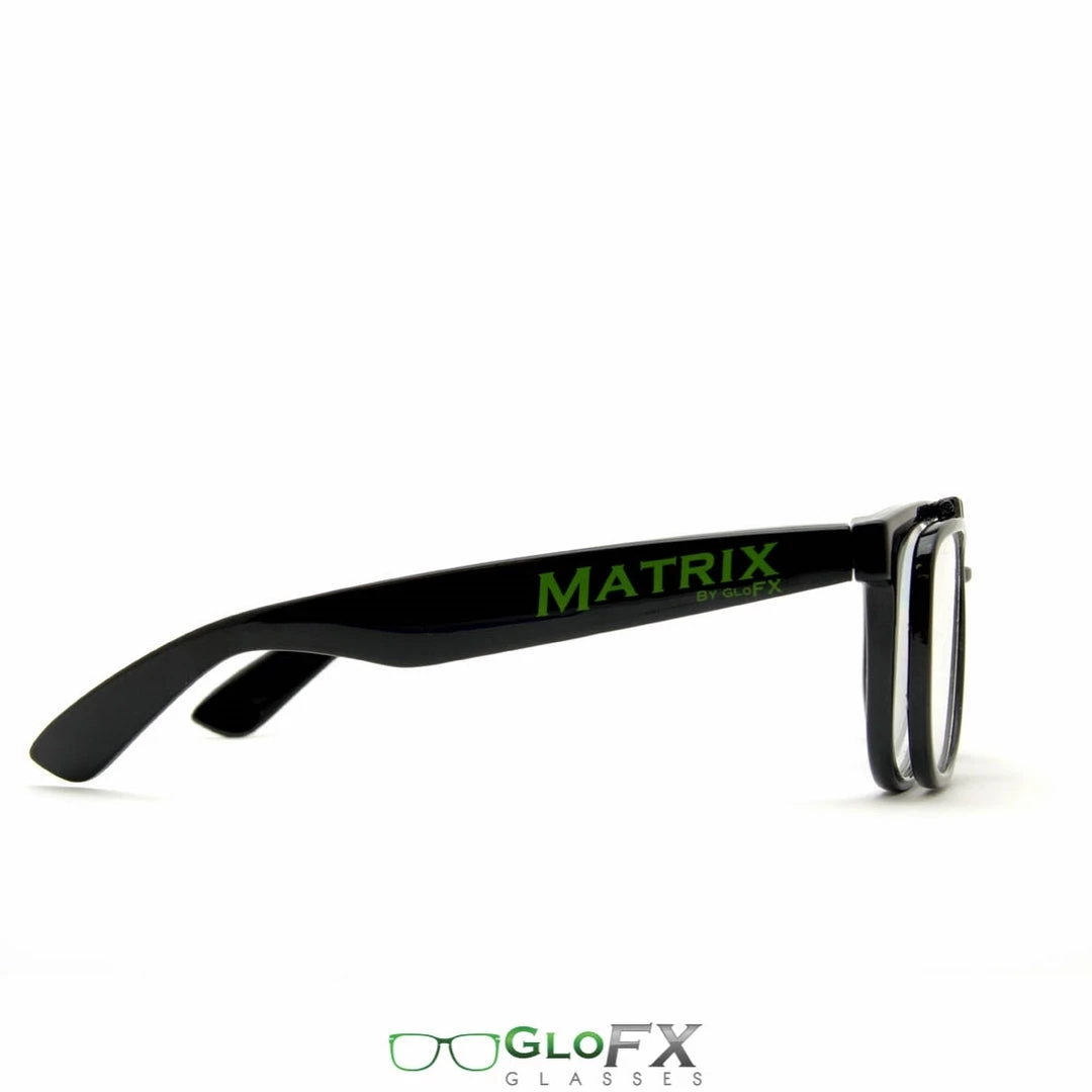 GloFX Matrix Diffraction Glasses - Black Rave Glasses & Goggles 7 GloFX Matrix Diffraction Glasses - Black Rave Glasses & Goggles