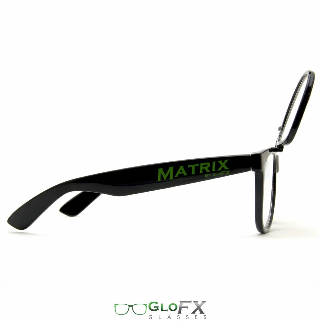 GloFX Matrix Diffraction Glasses - Black Rave Glasses & Goggles 8 GloFX Matrix Diffraction Glasses - Black Rave Glasses & Goggles