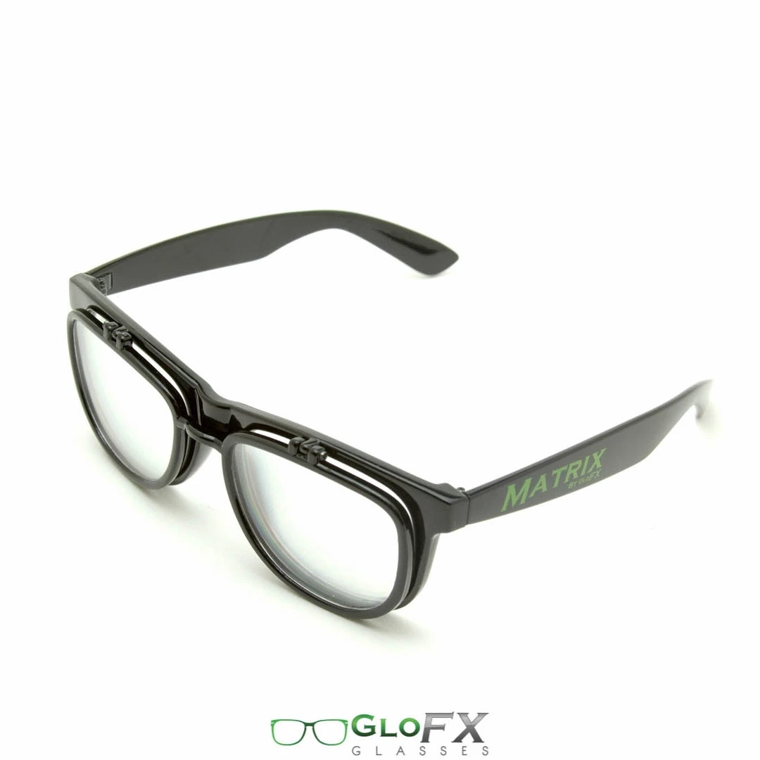 GloFX Matrix Diffraction Glasses - Black Rave Glasses & Goggles 9 GloFX Matrix Diffraction Glasses - Black Rave Glasses & Goggles