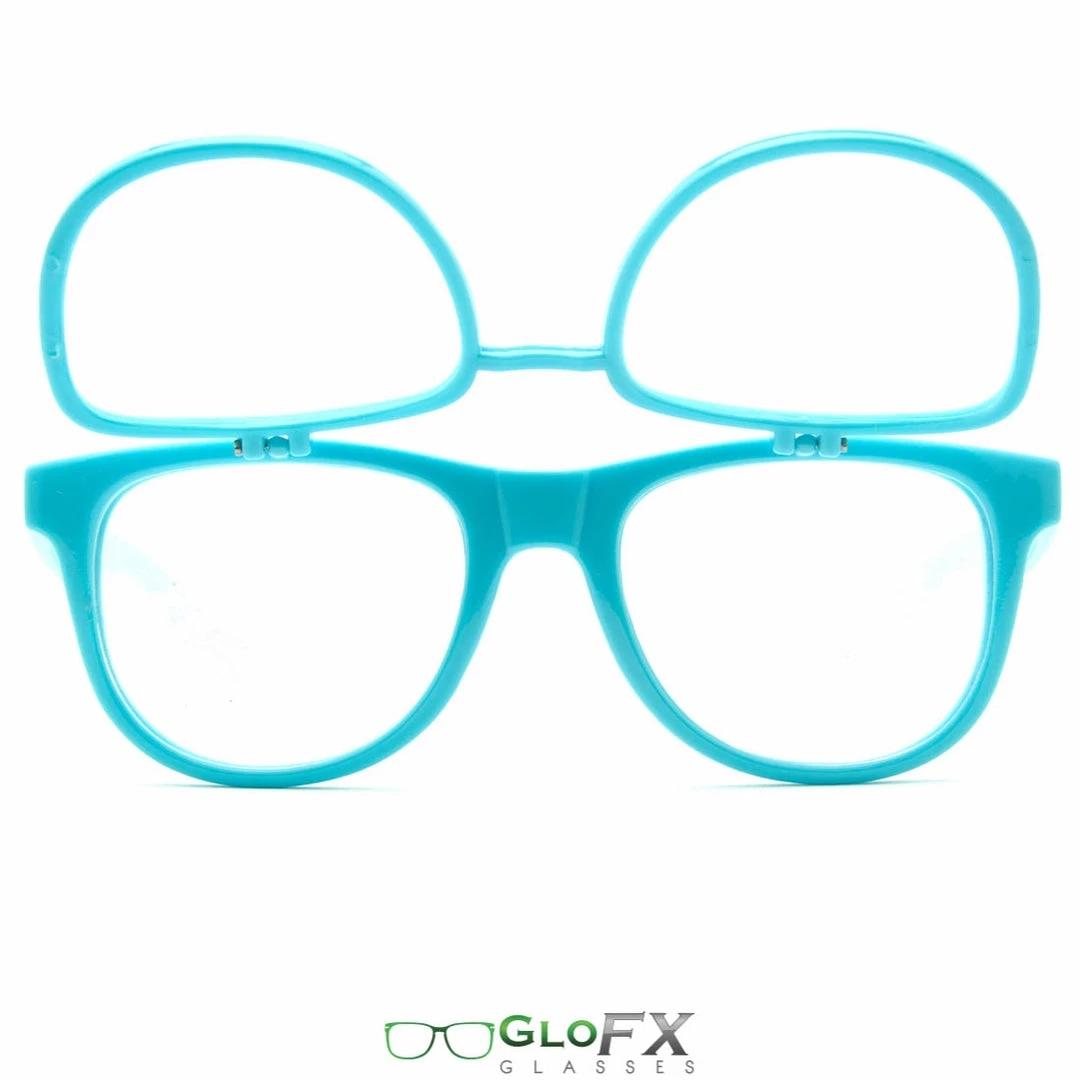 GloFX Matrix Diffraction Glasses - Blue 3 GloFX Matrix Diffraction Glasses - Blue