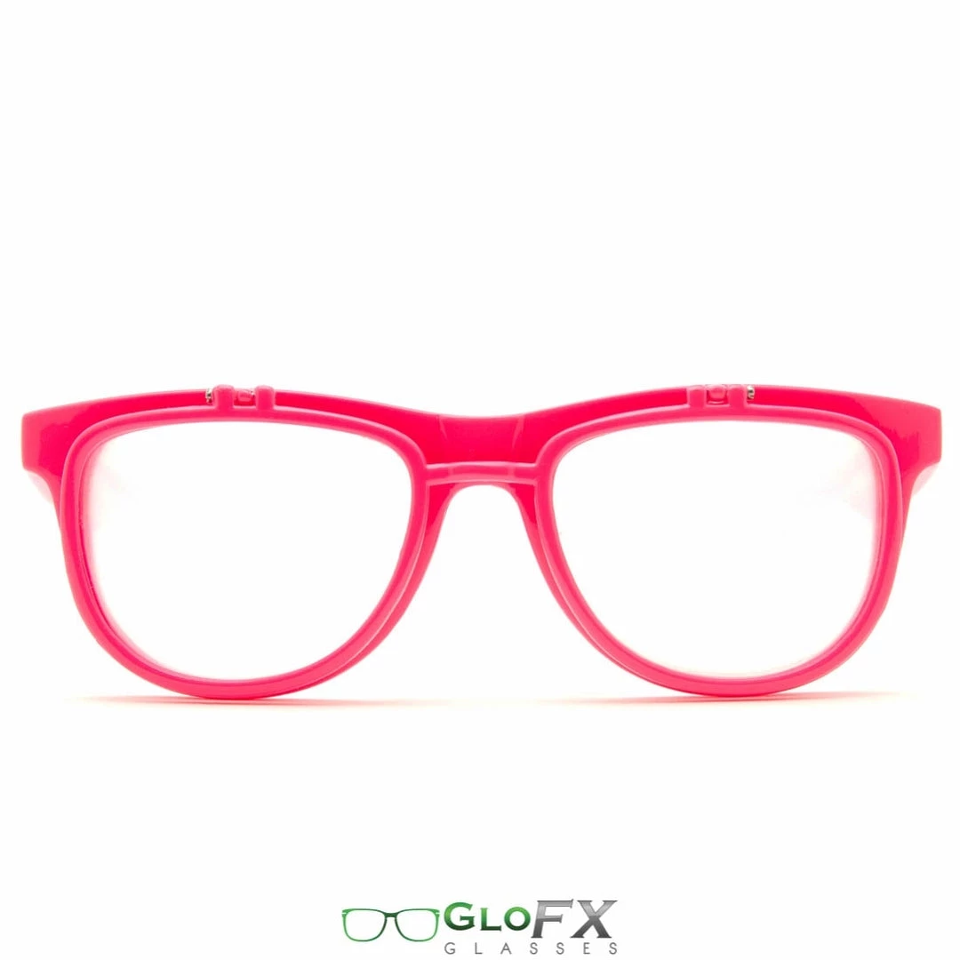 Rave Glasses & Goggles GloFX Matrix Diffraction Glasses - Pink 4 Rave Glasses & Goggles GloFX Matrix Diffraction Glasses - Pink