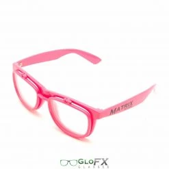 Rave Glasses & Goggles GloFX Matrix Diffraction Glasses - Pink 17 Rave Glasses & Goggles GloFX Matrix Diffraction Glasses - Pink