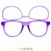 GloFX Matrix Diffraction Glasses - Transparent Purple Rave Glasses & Goggles 1 GloFX Matrix Diffraction Glasses - Transparent Purple Rave Glasses & Goggles