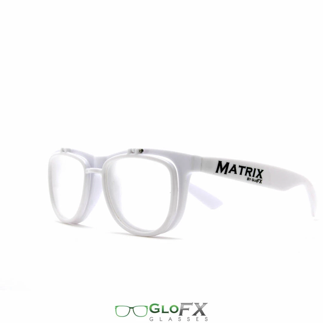On Sale GloFX Matrix Diffraction Glasses - White 5 On Sale GloFX Matrix Diffraction Glasses - White