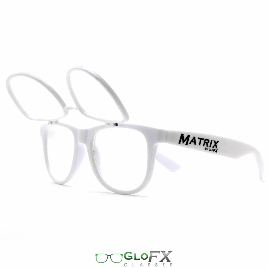 On Sale GloFX Matrix Diffraction Glasses - White 6 On Sale GloFX Matrix Diffraction Glasses - White