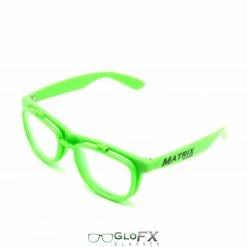 Rave Glasses & Goggles GloFX Matrix Diffraction Glasses - Green 14 Rave Glasses & Goggles GloFX Matrix Diffraction Glasses - Green