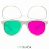Rave Glasses & Goggles GloFX 3Diffraction Glasses - White 1 Rave Glasses & Goggles GloFX 3Diffraction Glasses - White