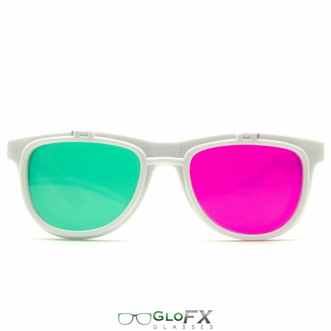 Rave Glasses & Goggles GloFX 3Diffraction Glasses - White 4 Rave Glasses & Goggles GloFX 3Diffraction Glasses - White