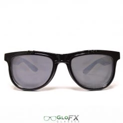 Rave Glasses & Goggles GloFX Diffraction Flip Sunglasses - Black