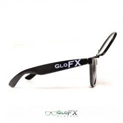 Rave Glasses & Goggles GloFX Diffraction Flip Sunglasses - Black 16 Rave Glasses & Goggles GloFX Diffraction Flip Sunglasses - Black