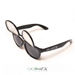 Rave Glasses & Goggles GloFX Diffraction Flip Sunglasses - Black 18 Rave Glasses & Goggles GloFX Diffraction Flip Sunglasses - Black
