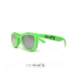 On Sale GloFX Diffraction Flip Sunglasses - Green