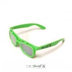 On Sale GloFX Diffraction Flip Sunglasses - Green