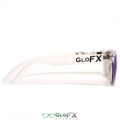 New In GloFX Diffraction Glasses - Clear - Blue Mirror 9 New In GloFX Diffraction Glasses - Clear - Blue Mirror