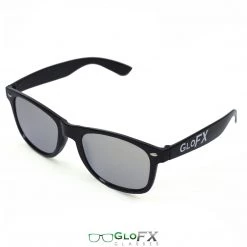 GloFX Diffraction Glasses - Black - Silver Mirror 11 GloFX Diffraction Glasses - Black - Silver Mirror