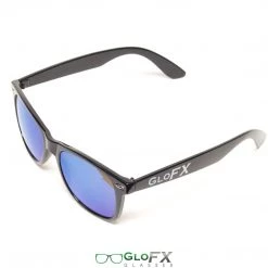New In GloFX Diffraction Glasses - Black - Blue Mirror 10 New In GloFX Diffraction Glasses - Black - Blue Mirror