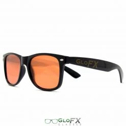 GloFX Ultimate Diffraction Glasses - Black - Amber Tinted The Essentials