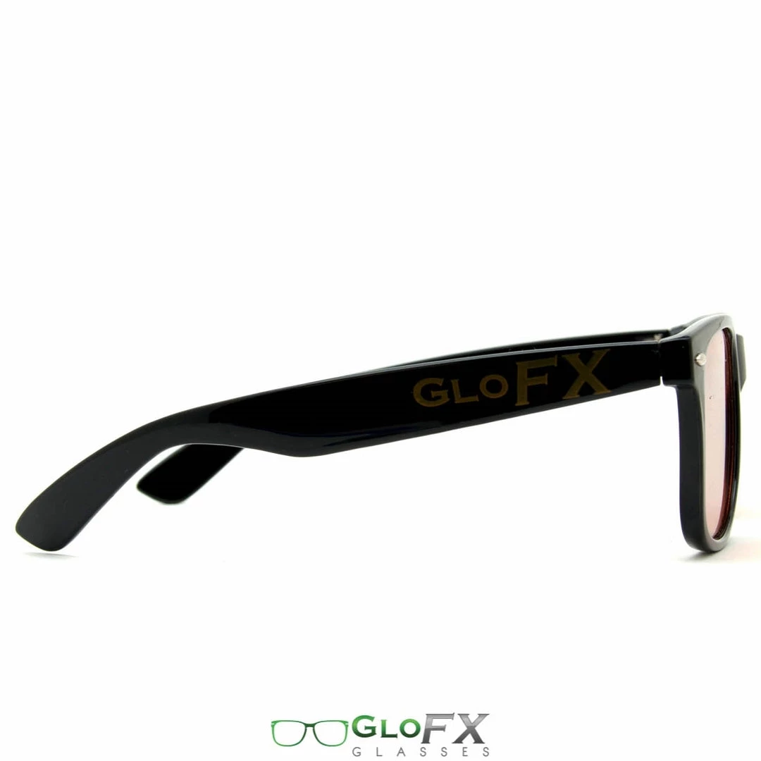 GloFX Ultimate Diffraction Glasses - Black - Amber Tinted The Essentials 5 GloFX Ultimate Diffraction Glasses - Black - Amber Tinted The Essentials