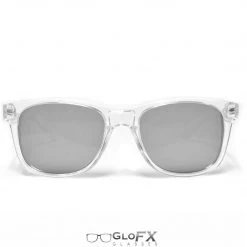 GloFX Ultimate Diffraction Glasses - Clear - Emerald Tinted Rave Glasses & Goggles