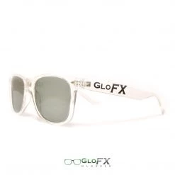 GloFX Ultimate Diffraction Glasses - Clear - Emerald Tinted Rave Glasses & Goggles