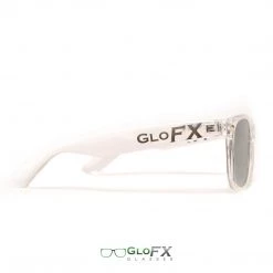 GloFX Ultimate Diffraction Glasses - Clear - Emerald Tinted Rave Glasses & Goggles