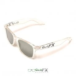GloFX Ultimate Diffraction Glasses - Clear - Emerald Tinted Rave Glasses & Goggles
