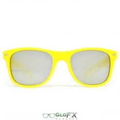 GloFX Ultimate Diffraction Glasses - Yellow - Emerald Tinted