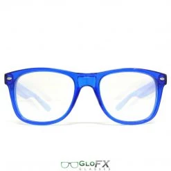 Rave Glasses & Goggles GloFX Ultimate Diffraction Glasses - Transparent Blue - Clear