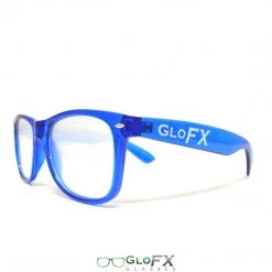 Rave Glasses & Goggles GloFX Ultimate Diffraction Glasses - Transparent Blue - Clear