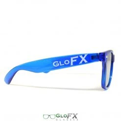 Rave Glasses & Goggles GloFX Ultimate Diffraction Glasses - Transparent Blue - Emerald Tinted 10 Rave Glasses & Goggles GloFX Ultimate Diffraction Glasses - Transparent Blue - Emerald Tinted