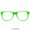 Rave Glasses & Goggles GloFX Ultimate Diffraction Glasses - Green - Clear 2 Rave Glasses & Goggles GloFX Ultimate Diffraction Glasses - Green - Clear